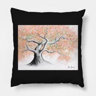 Sunshine Peach Tree Pillow