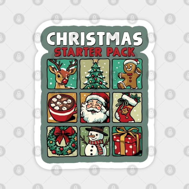 Christmas Starter Pack Magnet by GoshWow®