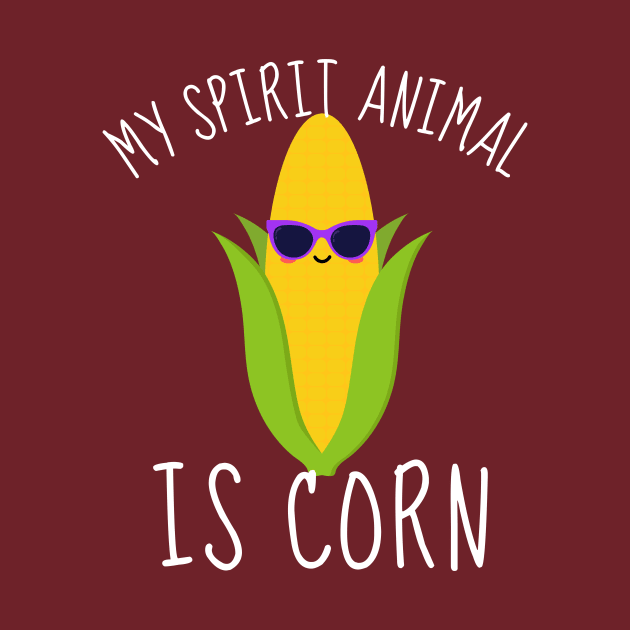 My Spirit Animal Is Corn Funny by DesignArchitect