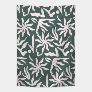 Abstract Boho Botanical 4 -  Plant Pattern Tapestry