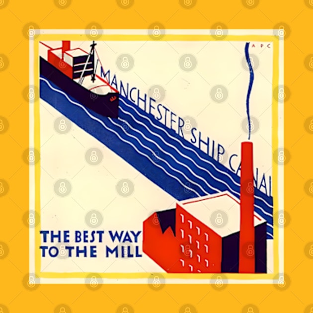 Manchester England Ship Canal by Desert Owl Designs