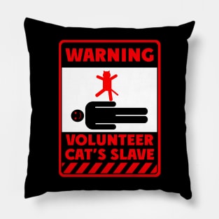 Volunteer cats slave Pillow