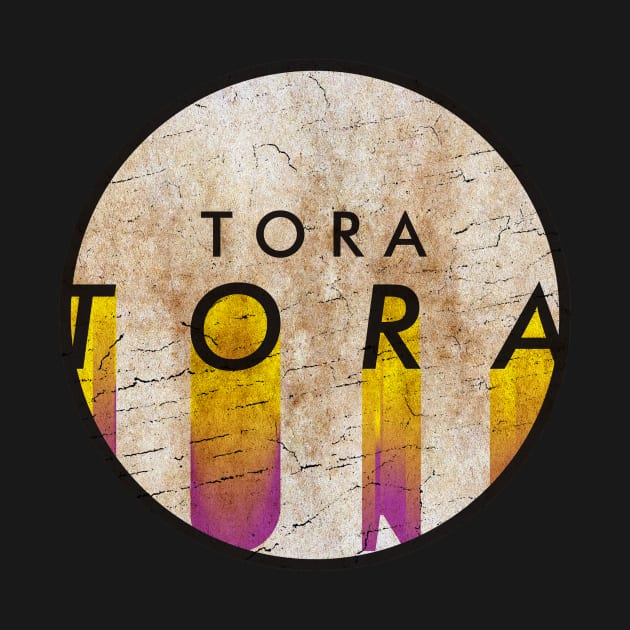 Tora Tora - VINTAGE YELLOW CIRCLE by GLOBALARTWORD