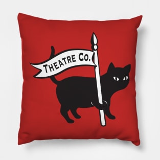 Black Kat Theatre Logo Pillow