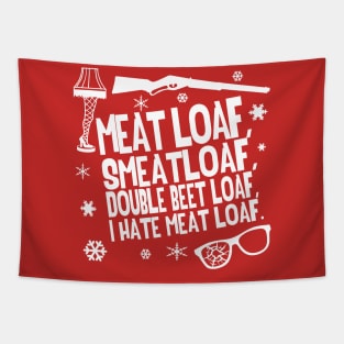 A Christmas Story Meat Loaf Tapestry