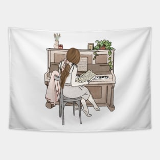 Pianist Tapestry