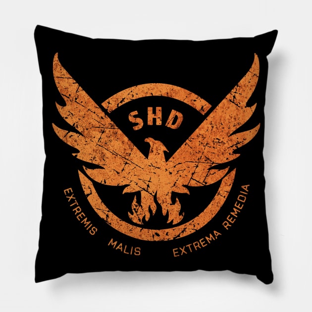 Strategic Homeland Division Pillow by Anthonny_Astros