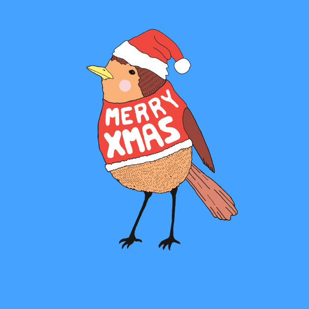 Christmas Robin by saif