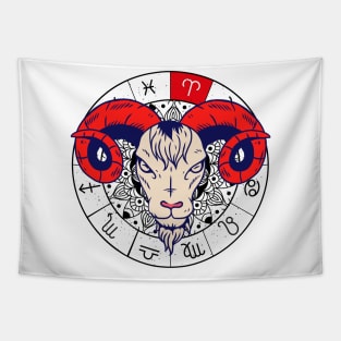 Aries star sign, zodiac sign horoscope Tapestry