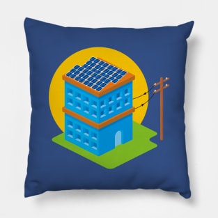 Solar House Pillow