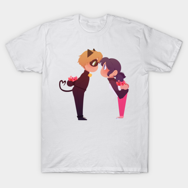 Marinette Chat Noir Miraculous Ladybug T Shirt Teepublic