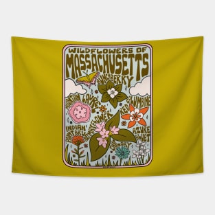 Massachusetts Wildflowers Tapestry