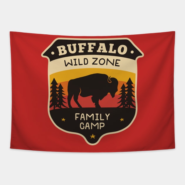 buffalo wild zone Tapestry by MSC.Design