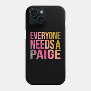 Paige Name Phone Case