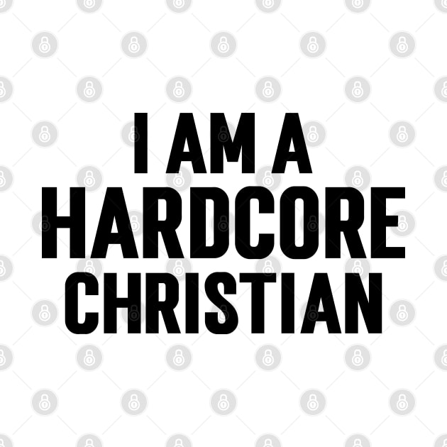 I Am Hardcore Christian (in front ) Bale Fan (in back ) by Emma