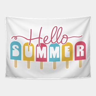 Hello Summer Popsicles Tapestry