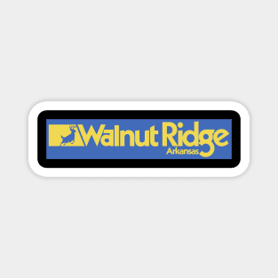 Walnut Ridge Yellow Logo Magnet