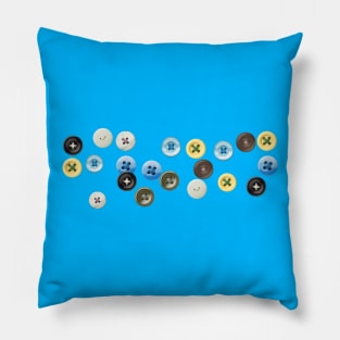 So much buttons Pillow