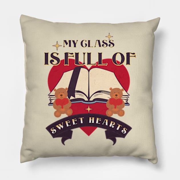 Valentines Day Teacher Pillow by UnrealArtDude