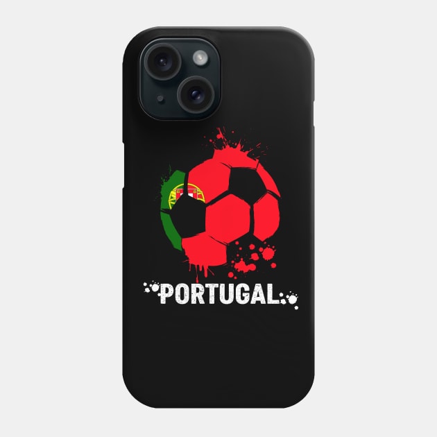 Portugal Qatar 2022 World Cup, Portugal Soccer Team 2022 Supporter Funny Portugal Flag Futbol Phone Case by Printofi.com