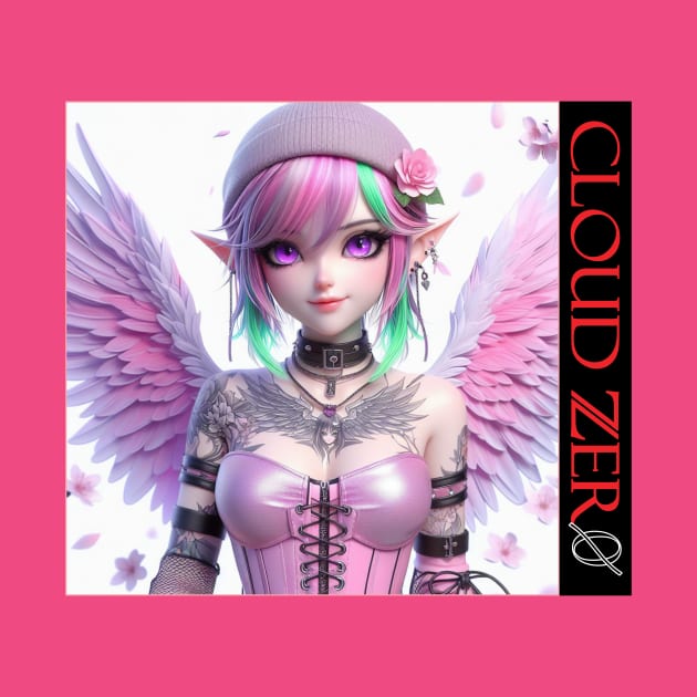 Cloud Zer0 Angel Girl by PlayfulPandaDesigns