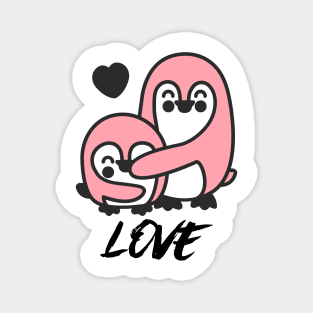 Valentines Penguin Love Honeymoon Cute Magnet