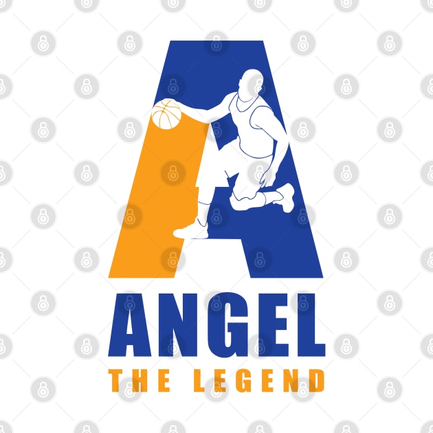 Angel Custom Player Basketball Your Name The Legend by Baseball Your Name