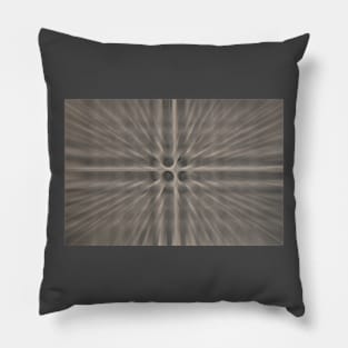 Black Dot Radial Pillow