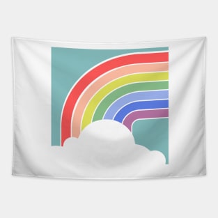 rainbow pop art Tapestry