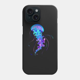 Large Glowing Jellyfish Phone Case