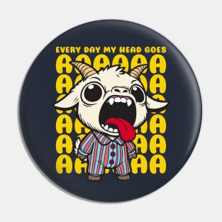 Baby Goat in Pajamas Pin