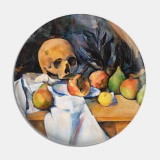 Paul Cezanne Nature Morte au Crane Painting Pin