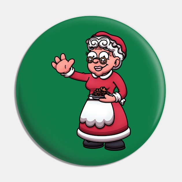 Friendly Mrs. Claus Pin by TheMaskedTooner