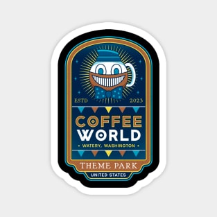 Watery Coffee World Magnet