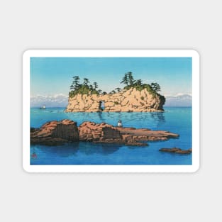 Engetsu Island in Shirahama by Kawase Hasui Magnet