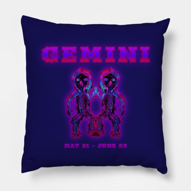 Gemini 5b Indigo Pillow by Boogie 72