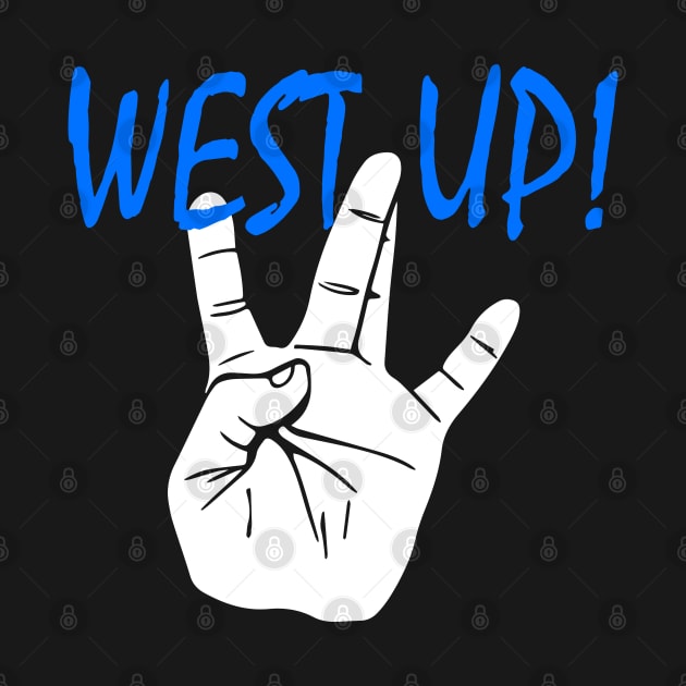 WS UP! blue by undergroundART