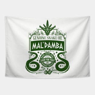 Mal'Damba (dark) Paladins Champion Logo Tapestry