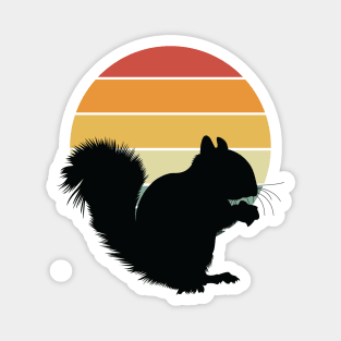 Squirrel Retro Vintage Magnet