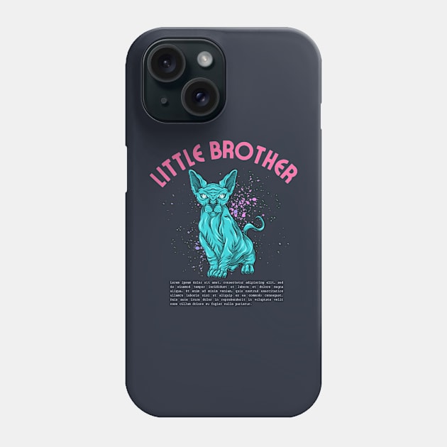 little brother Phone Case by Oks Storee