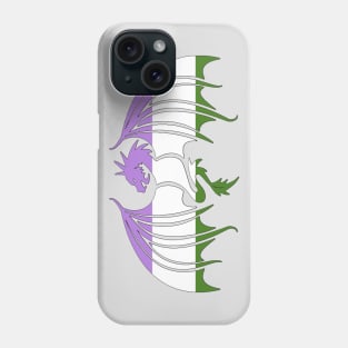 Genderqueer Pride Dragon Phone Case