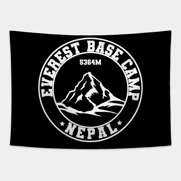 Everest Base Camp - Nepal Tapestry by Cute Pets Stickers