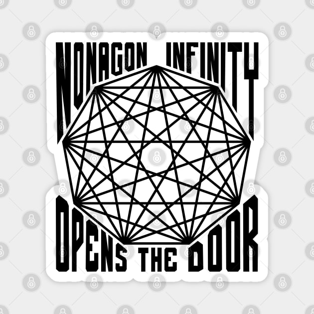 King Gizzard and the Lizard Wizard - Nonagon Infinity Opens the Door - Black Magnet by skauff