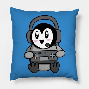 Penguin Gamer Pillow