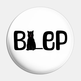 Blep - cat (black cat version) Pin