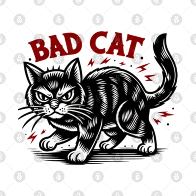 Bad Cat by Desert Owl Designs