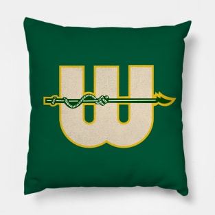 Defunct New England Whalers Hockey 1974 Pillow