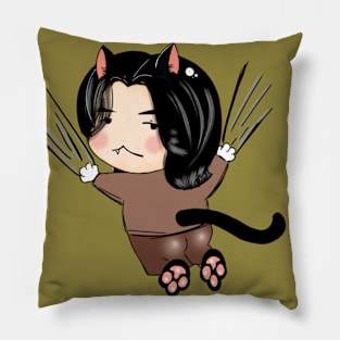 LITTLE CAT MAN Pillow