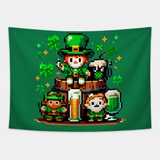 ST Patrick Day Green Tapestry