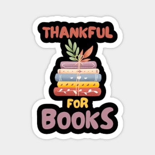 I Am Thankful for Books Magnet